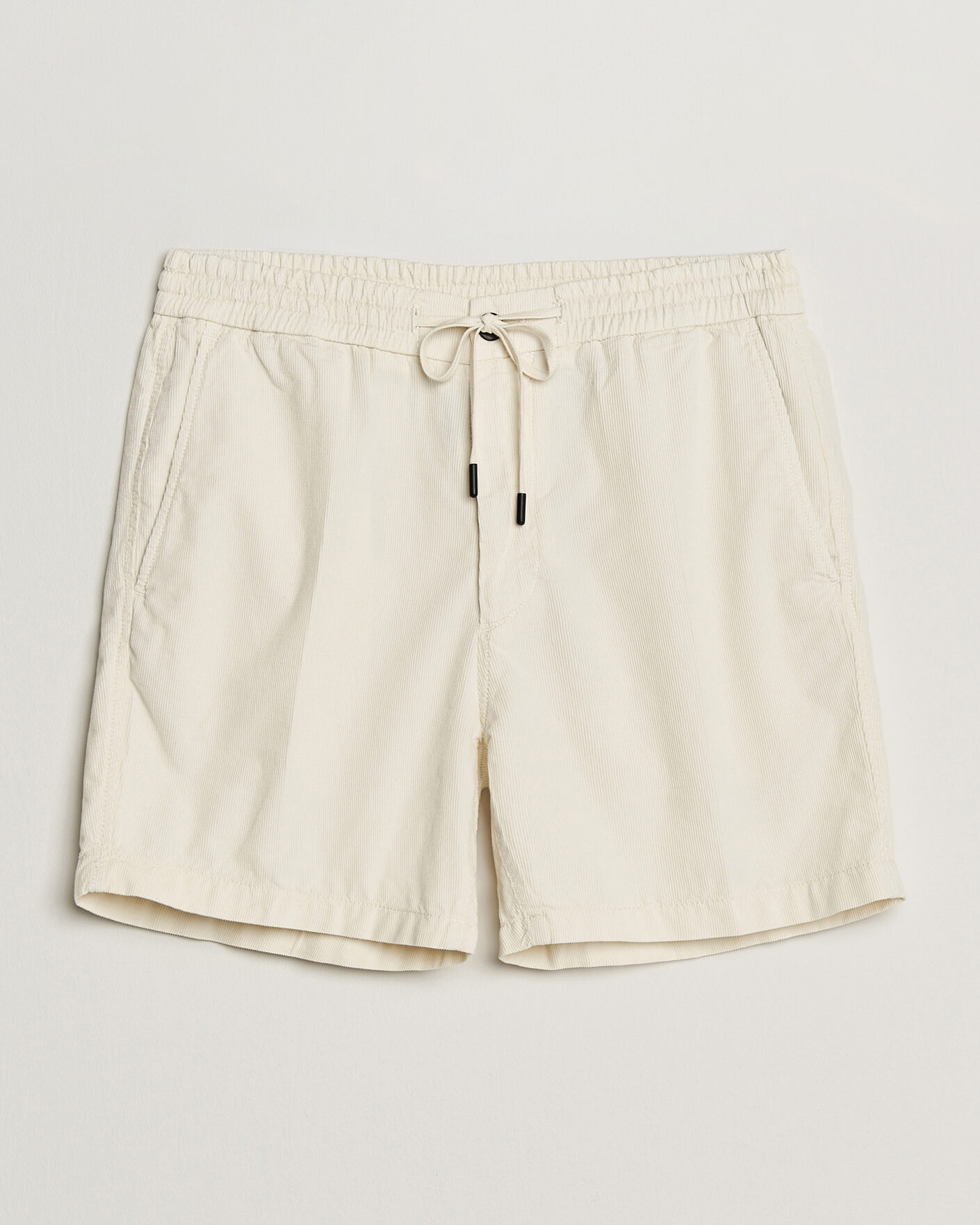 Uomini | Pantaloncini | Incotex | Baby Corduroy Drawstring Shorts Off White