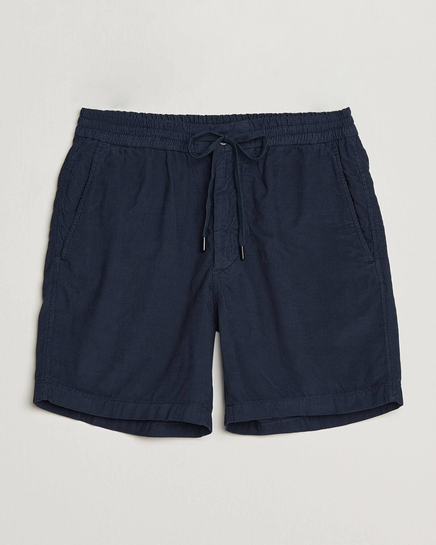 Uomini | Pantaloncini | Incotex | Baby Corduroy Drawstring Shorts Navy