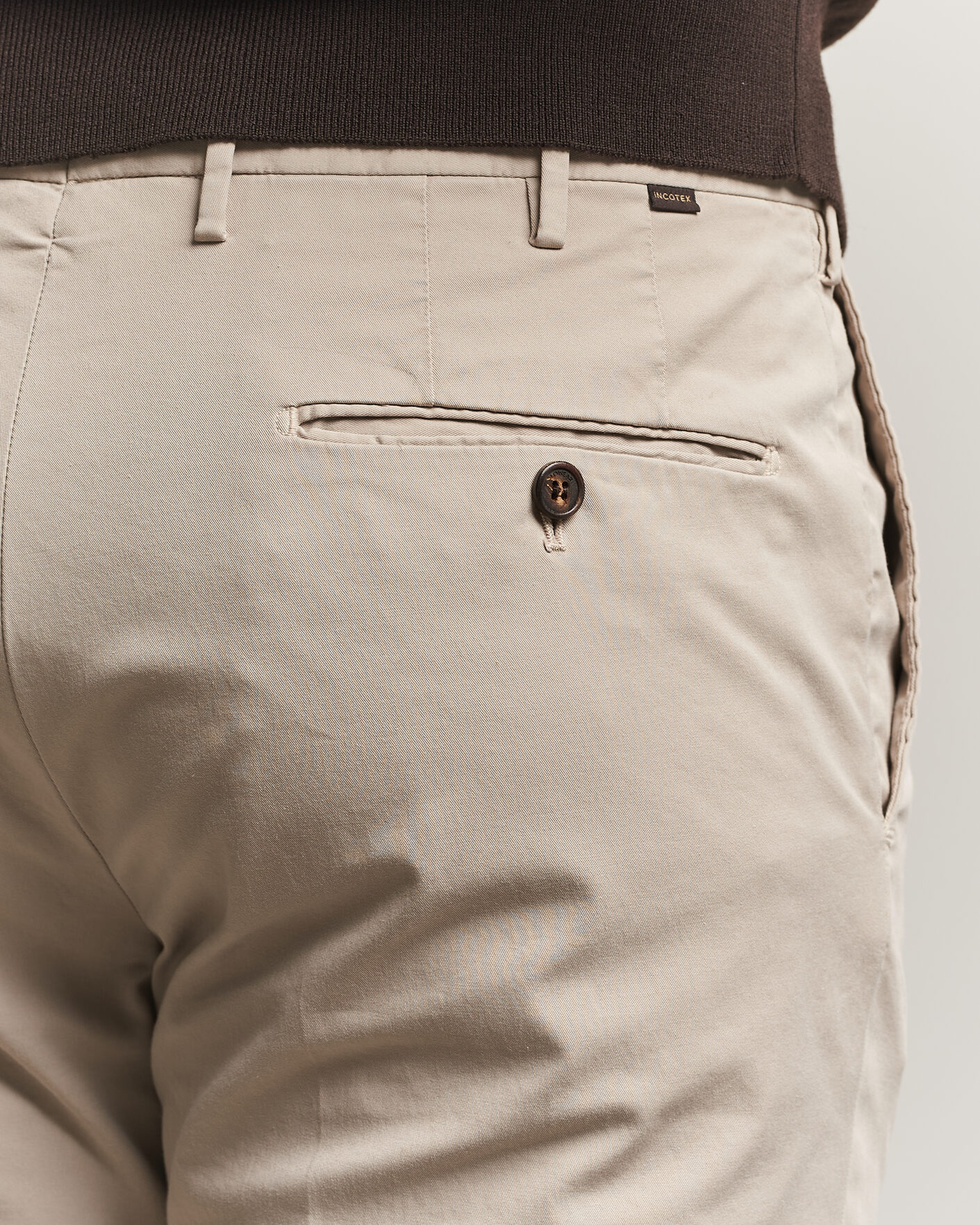 Uomini | Pantaloni | Incotex | Regular Fit Comfort Chinos Sand