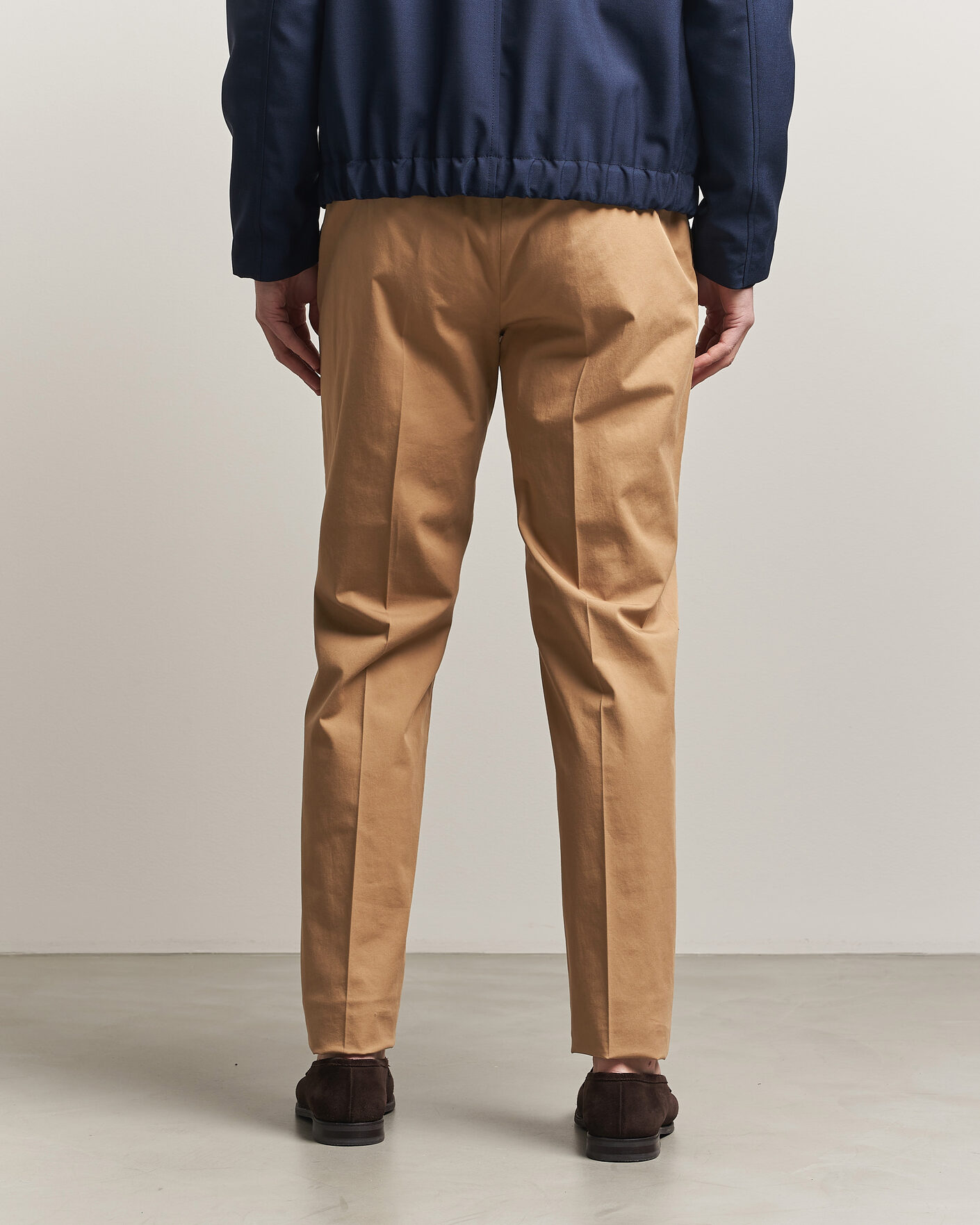 Uomini | Pantaloni | Incotex | Regular Fit Comfort Chinos Khaki