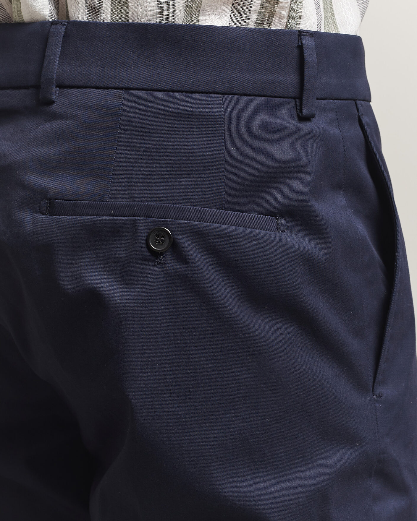 Uomini | Pantaloni | Incotex | Regular Fit Flexgab Cotton Chinos Navy