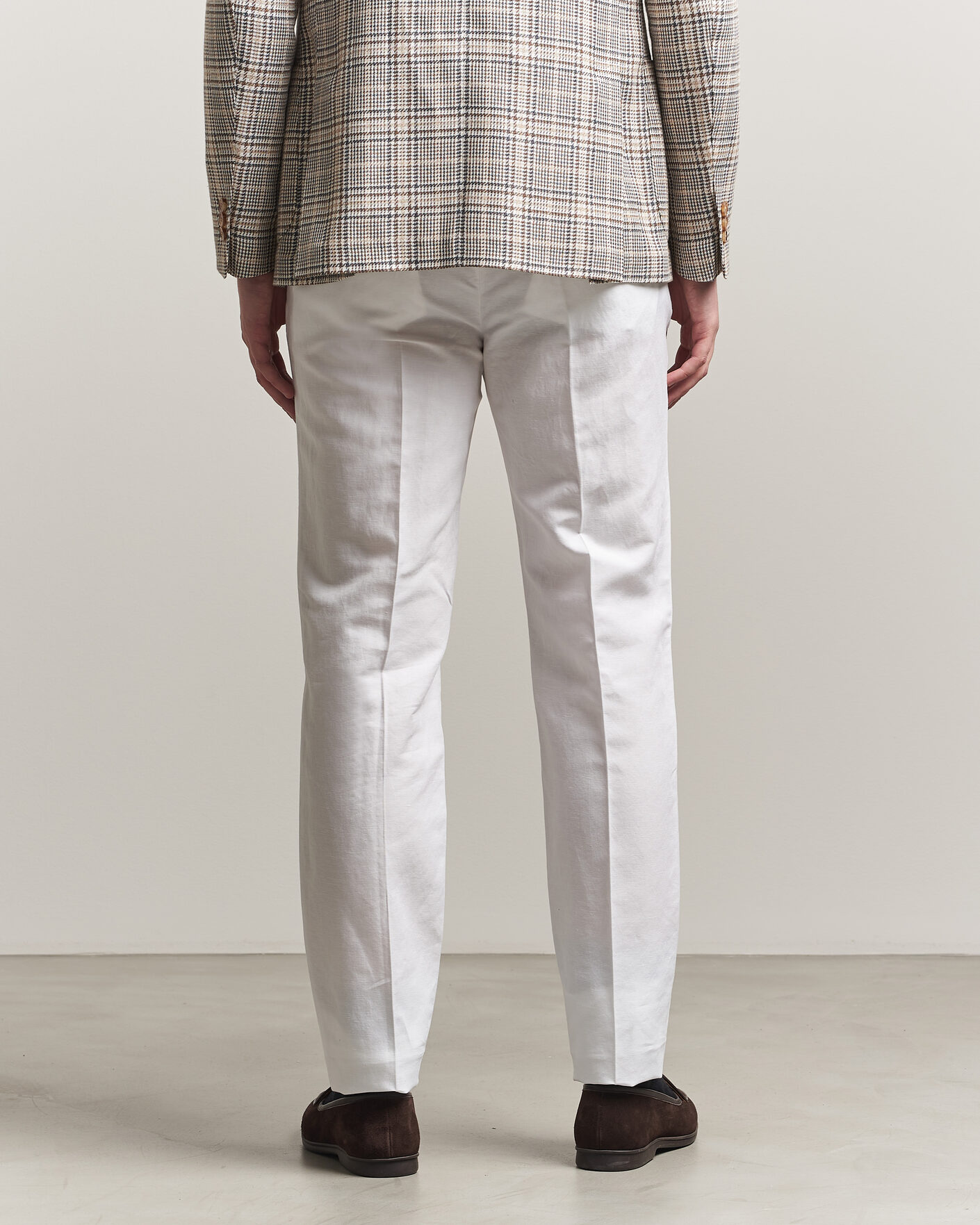 Uomini | Pantaloni | Incotex | Regular Fit Chinolino Trousers White