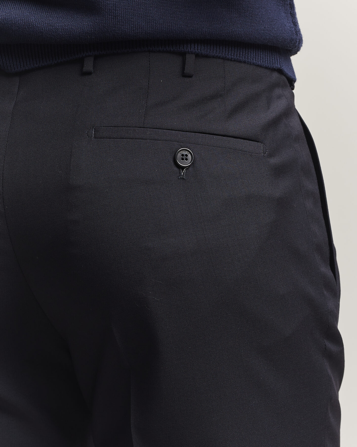 Uomini | Pantaloni | Incotex | Regular Fit Super 100s Wool Pants Blue