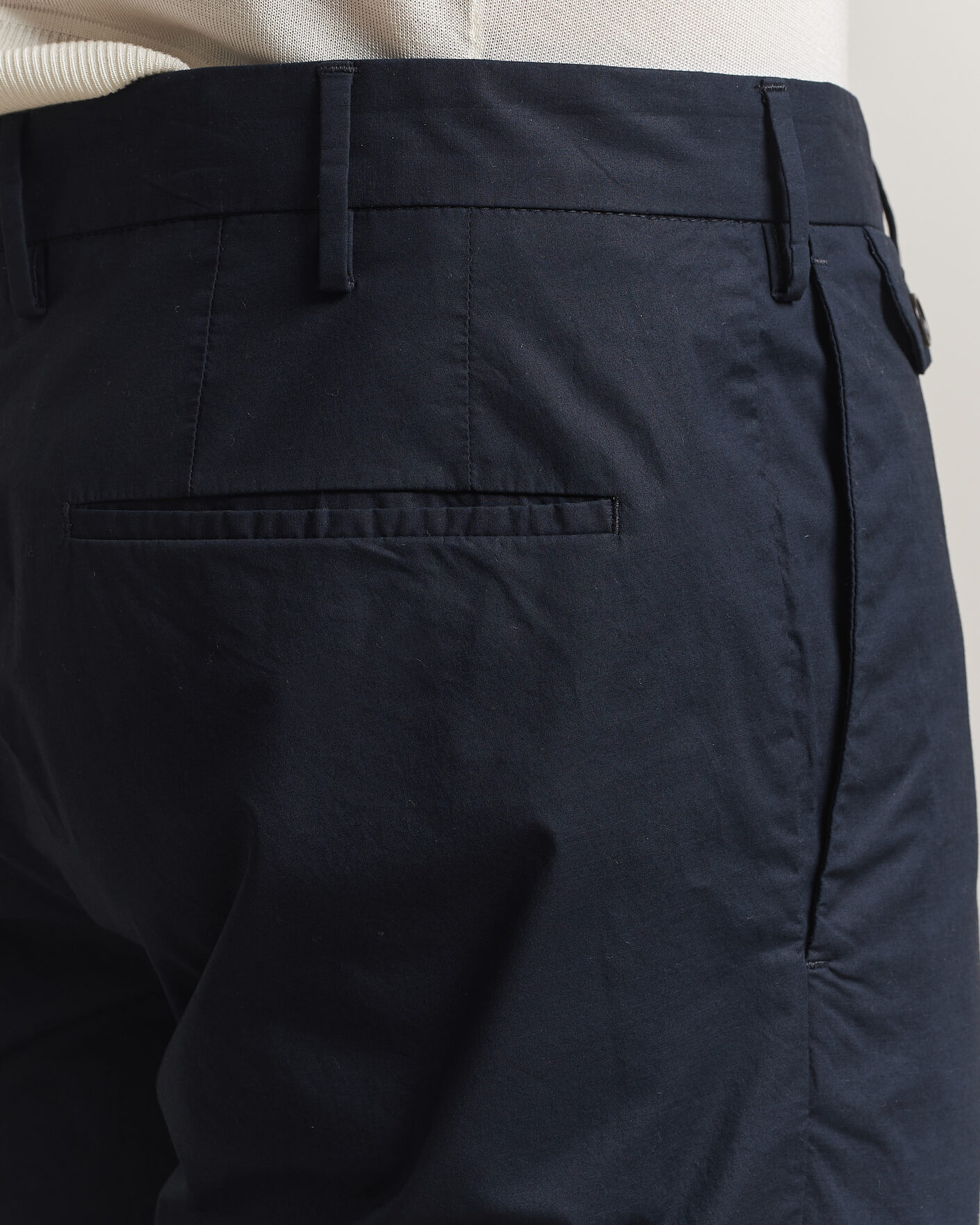 Uomini | Pantaloncini | Incotex | Cotton Poplin Shorts Navy