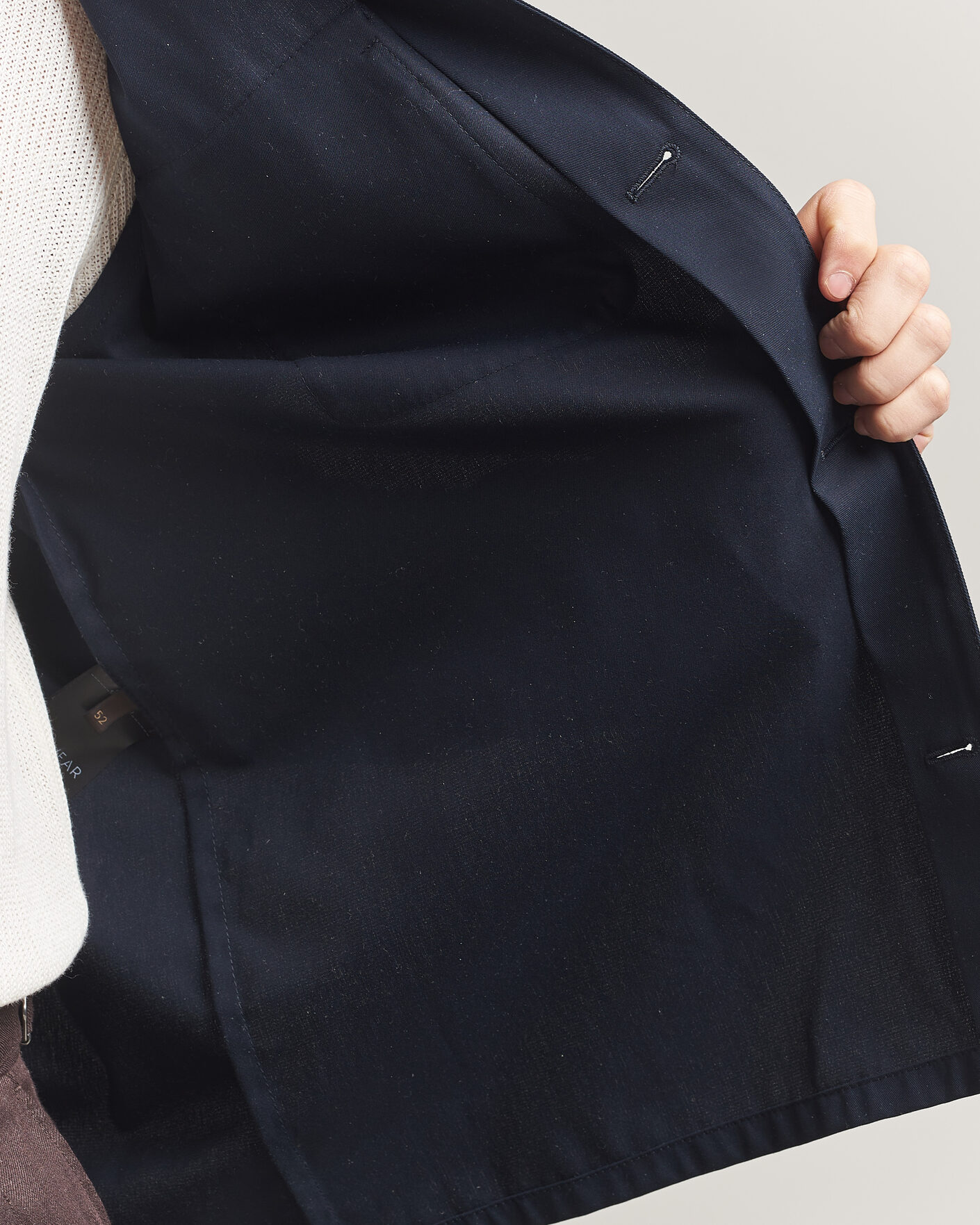 Uomini | Camicie | Incotex | Ice Cotton Twill Overshirt Navy