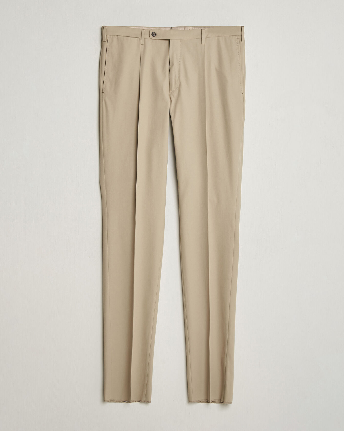 Uomini | Pantaloni | Incotex | Ice Cotton Twill Pants Sand