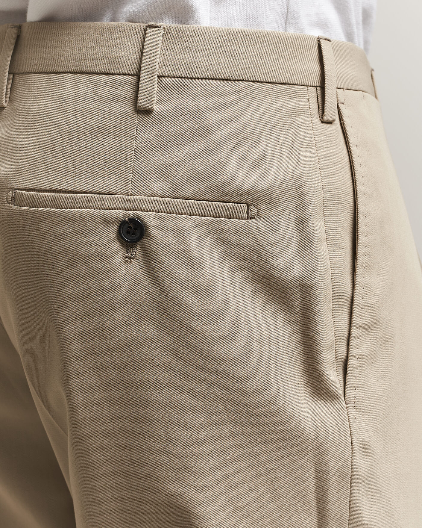 Uomini | Pantaloni | Incotex | Ice Cotton Twill Pants Sand