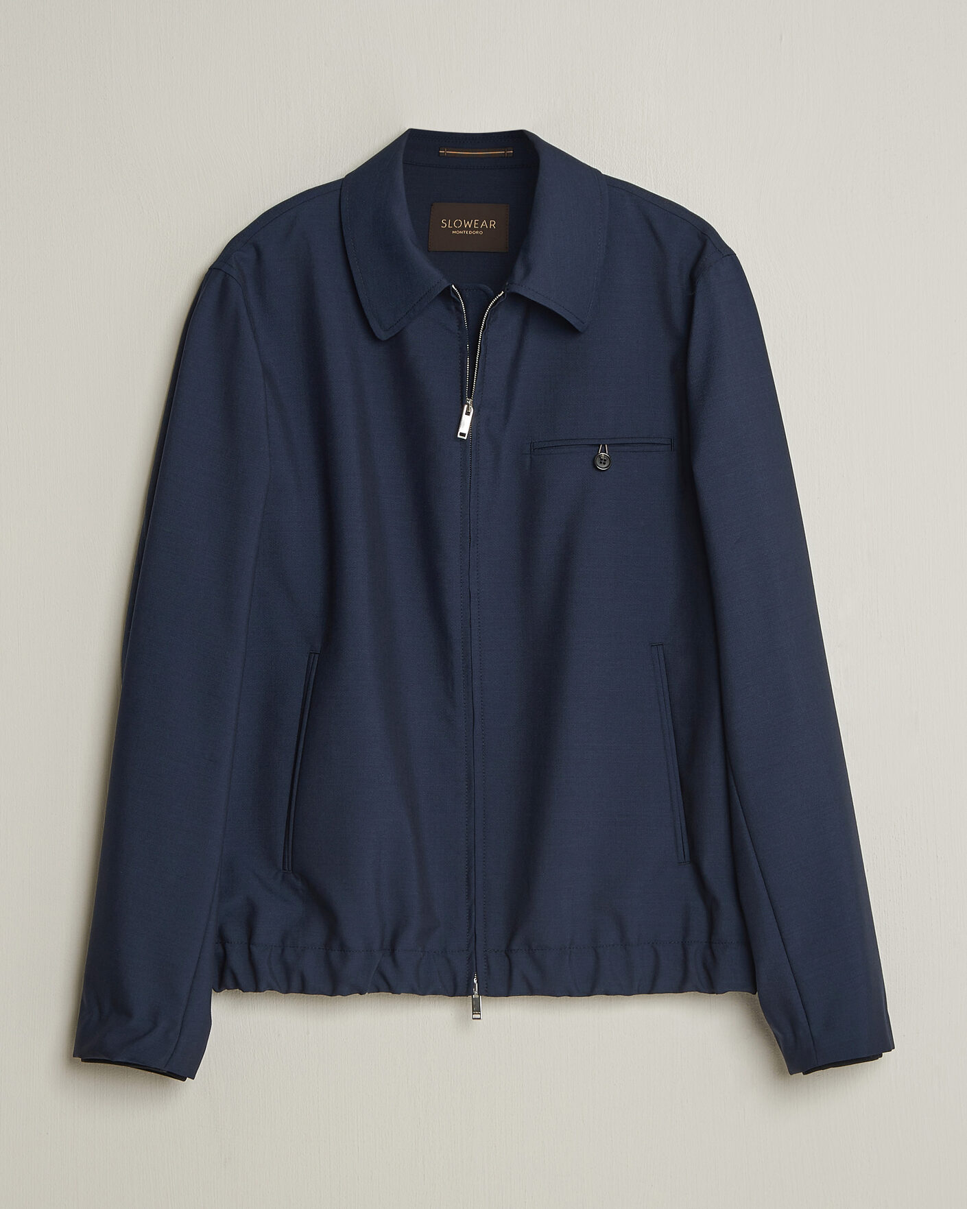Uomini | Giacche | Incotex | Primo Wool Shirt Jacket Navy