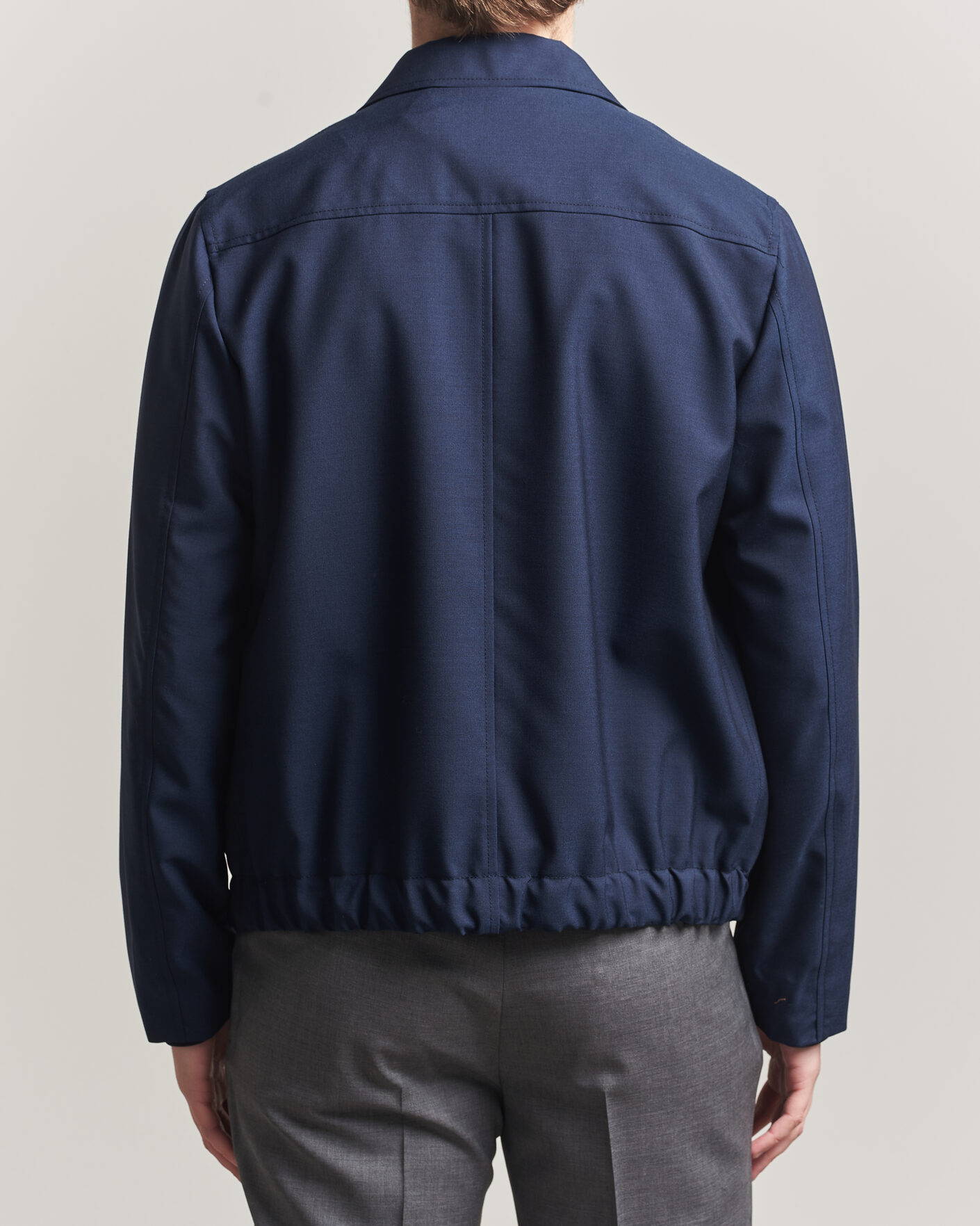 Uomini | Giacche | Incotex | Primo Wool Shirt Jacket Navy