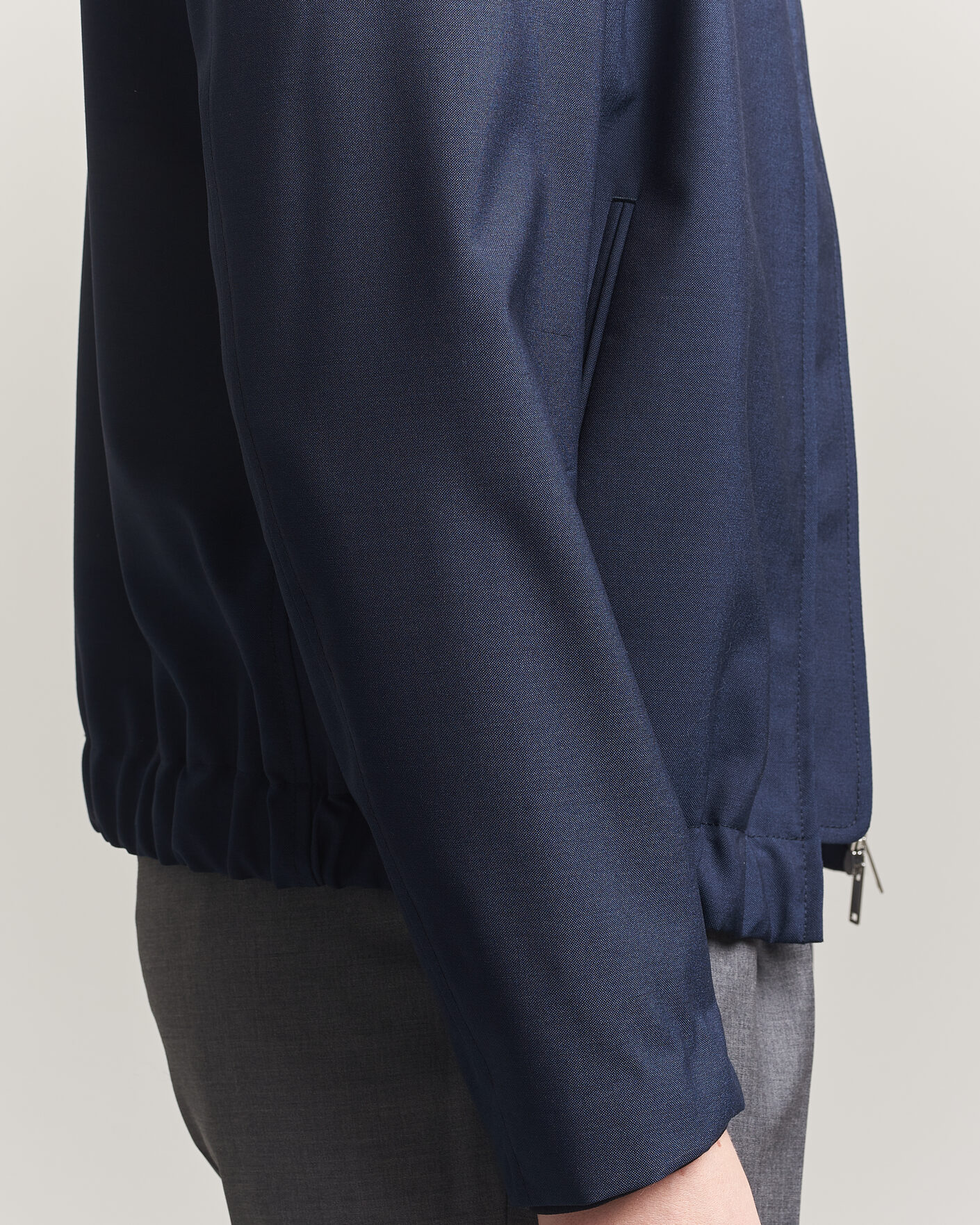 Uomini | Giacche | Incotex | Primo Wool Shirt Jacket Navy