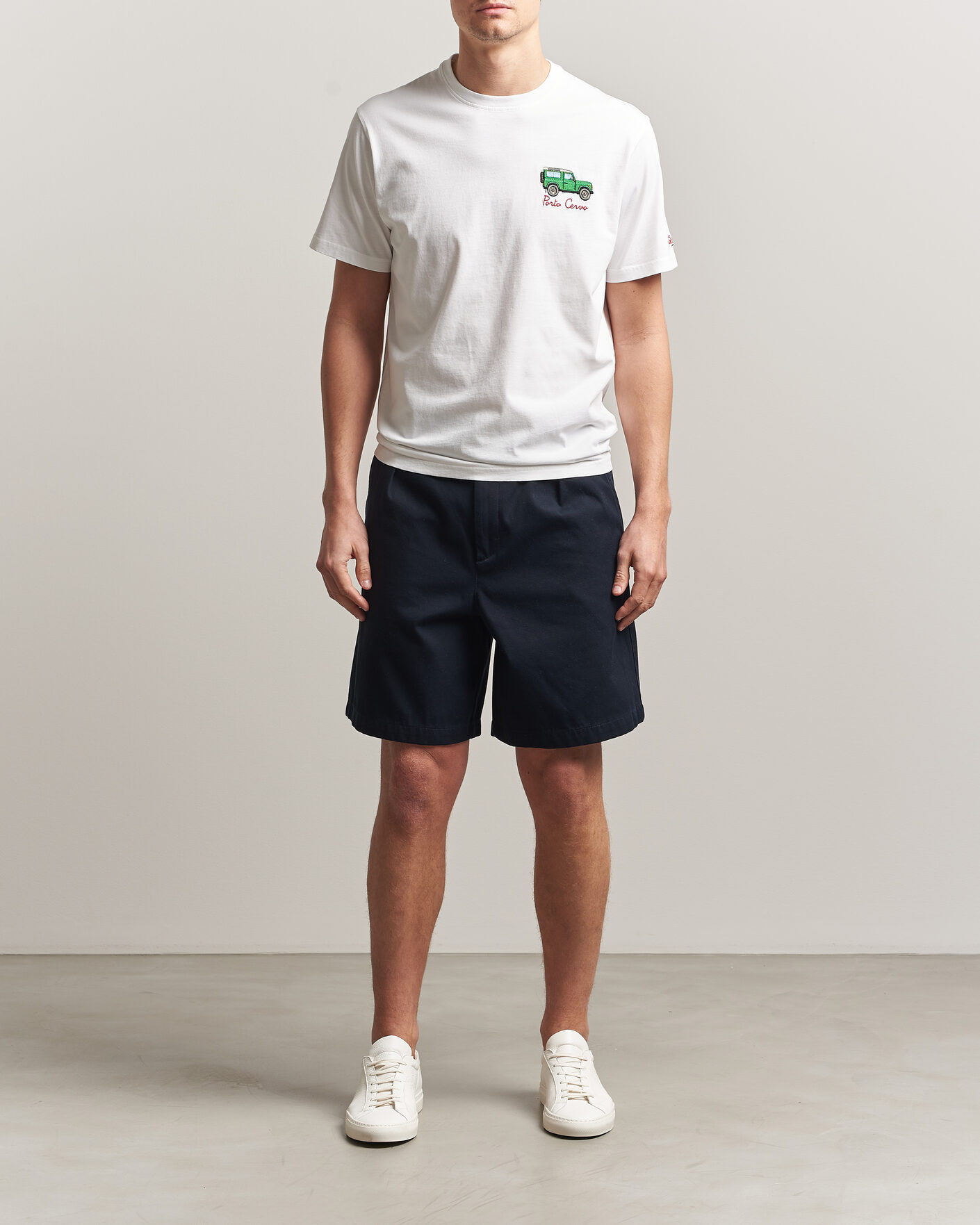 Uomini | T-shirt | MC2 Saint Barth | Printed Cotton T-Shirt Car Cervo