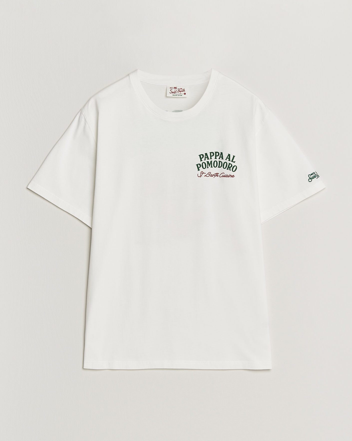 Uomini | T-shirt | MC2 Saint Barth | Back Printed Cotton T-Shirt Pappa Pomodoro
