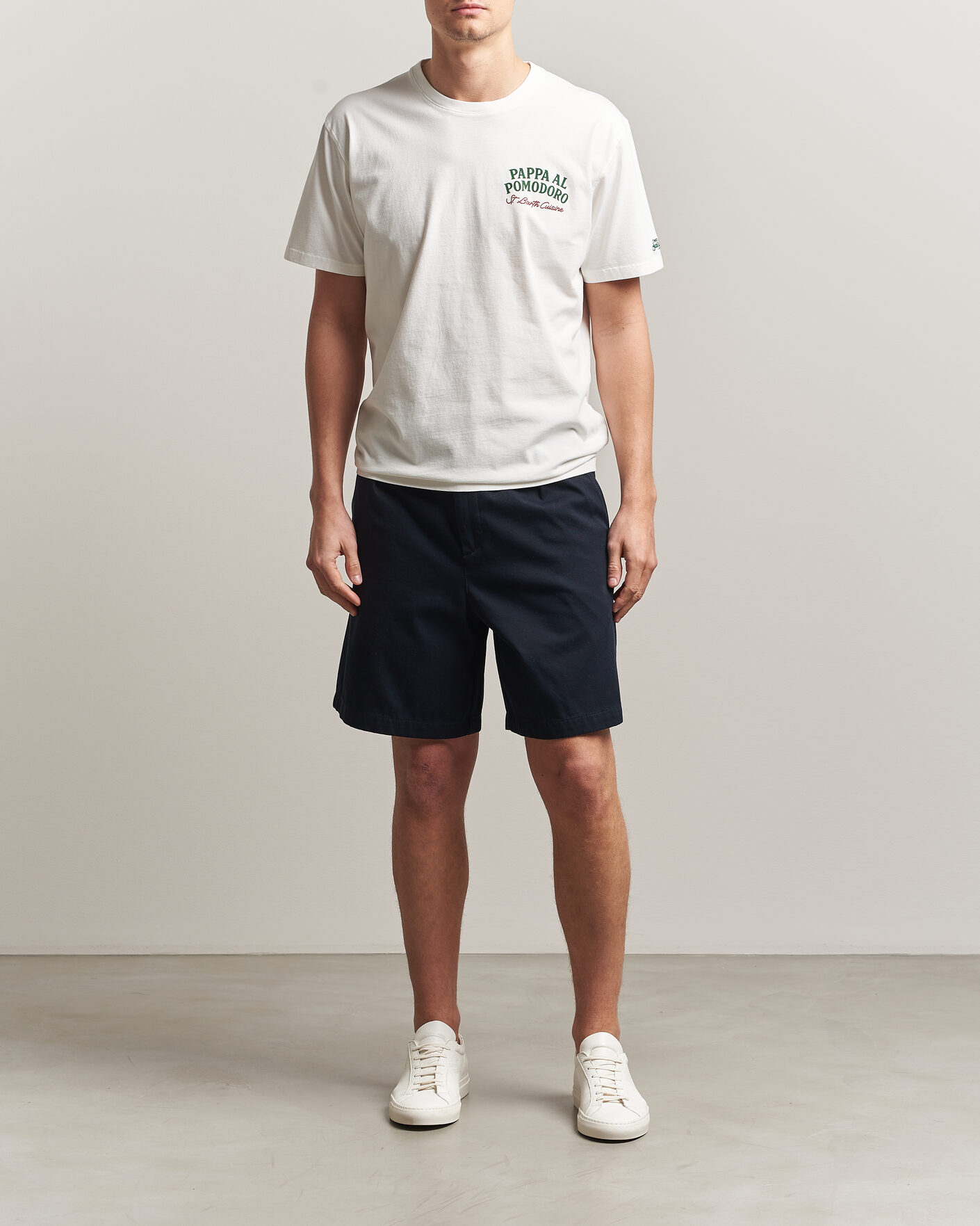 Uomini | T-shirt | MC2 Saint Barth | Back Printed Cotton T-Shirt Pappa Pomodoro