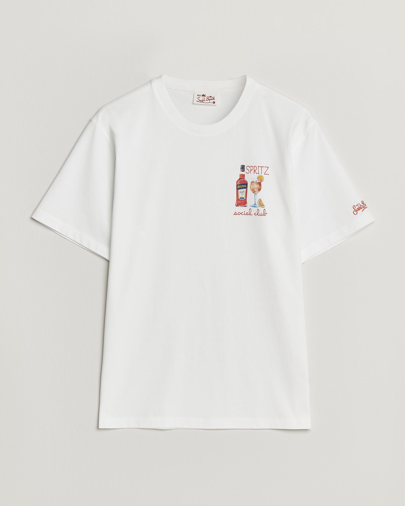 Uomini | T-shirt | MC2 Saint Barth | Printed Cotton T-Shirt Social Spritz