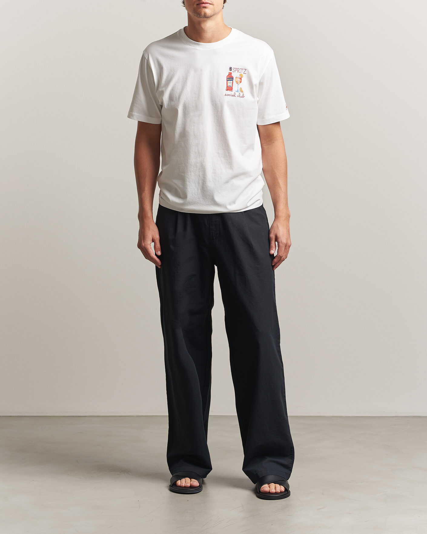 Uomini | T-shirt | MC2 Saint Barth | Printed Cotton T-Shirt Social Spritz