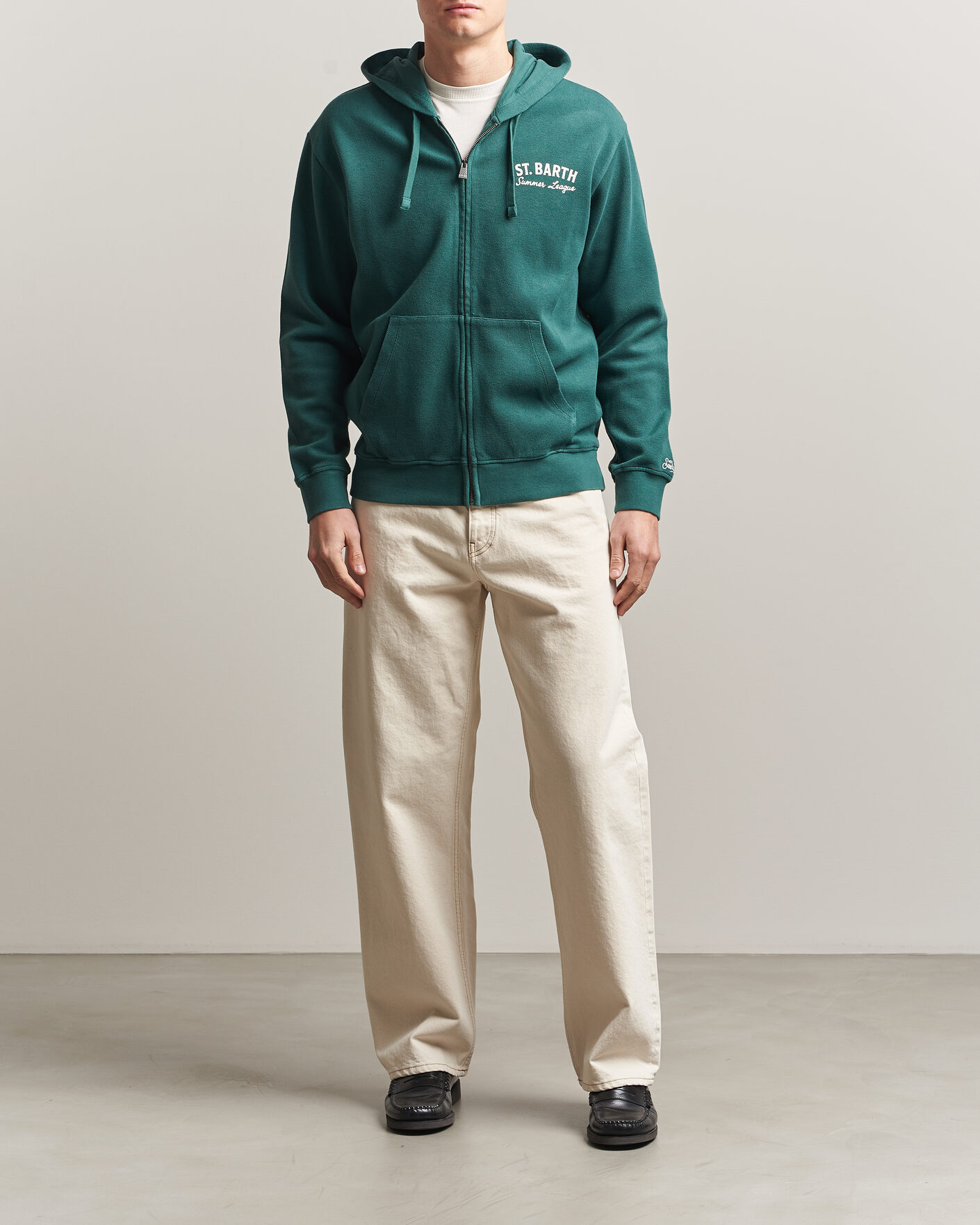 Uomini | Maglieria | MC2 Saint Barth | Back Printed Hoodie Tennis League
