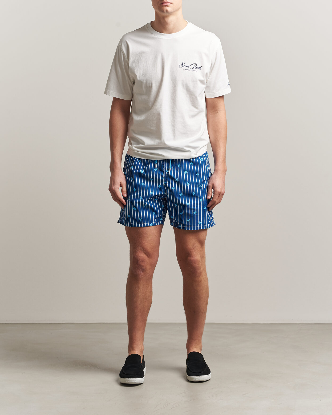 Uomini | Costumi da bagno | MC2 Saint Barth | Printed Swim Shorts Blue Starfish