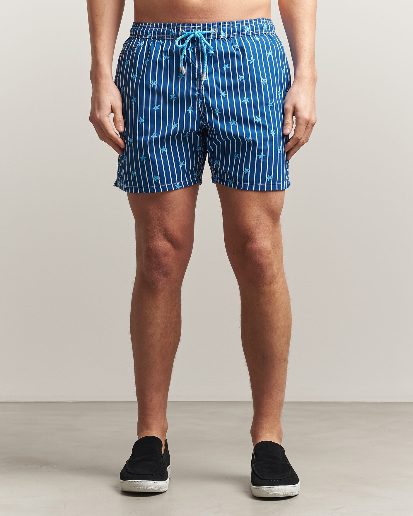 Uomini | Costumi da bagno | MC2 Saint Barth | Printed Swim Shorts Blue Starfish