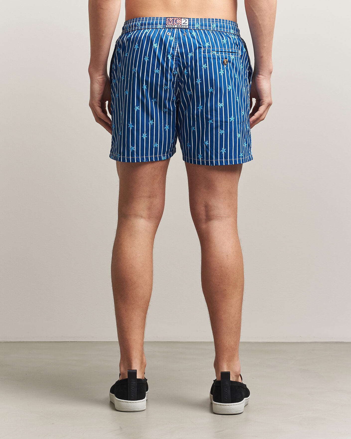 Uomini | Costumi da bagno | MC2 Saint Barth | Printed Swim Shorts Blue Starfish