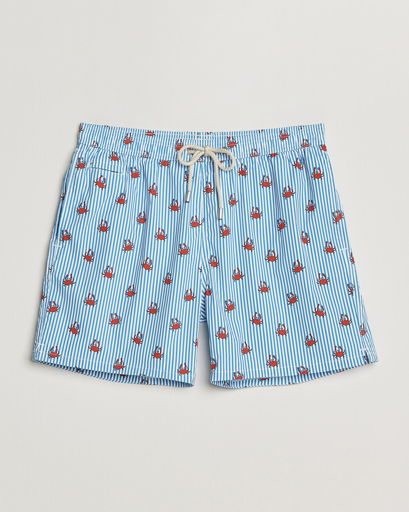 Uomini | Costumi da bagno | MC2 Saint Barth | Printed Swim Shorts Blue Crabs