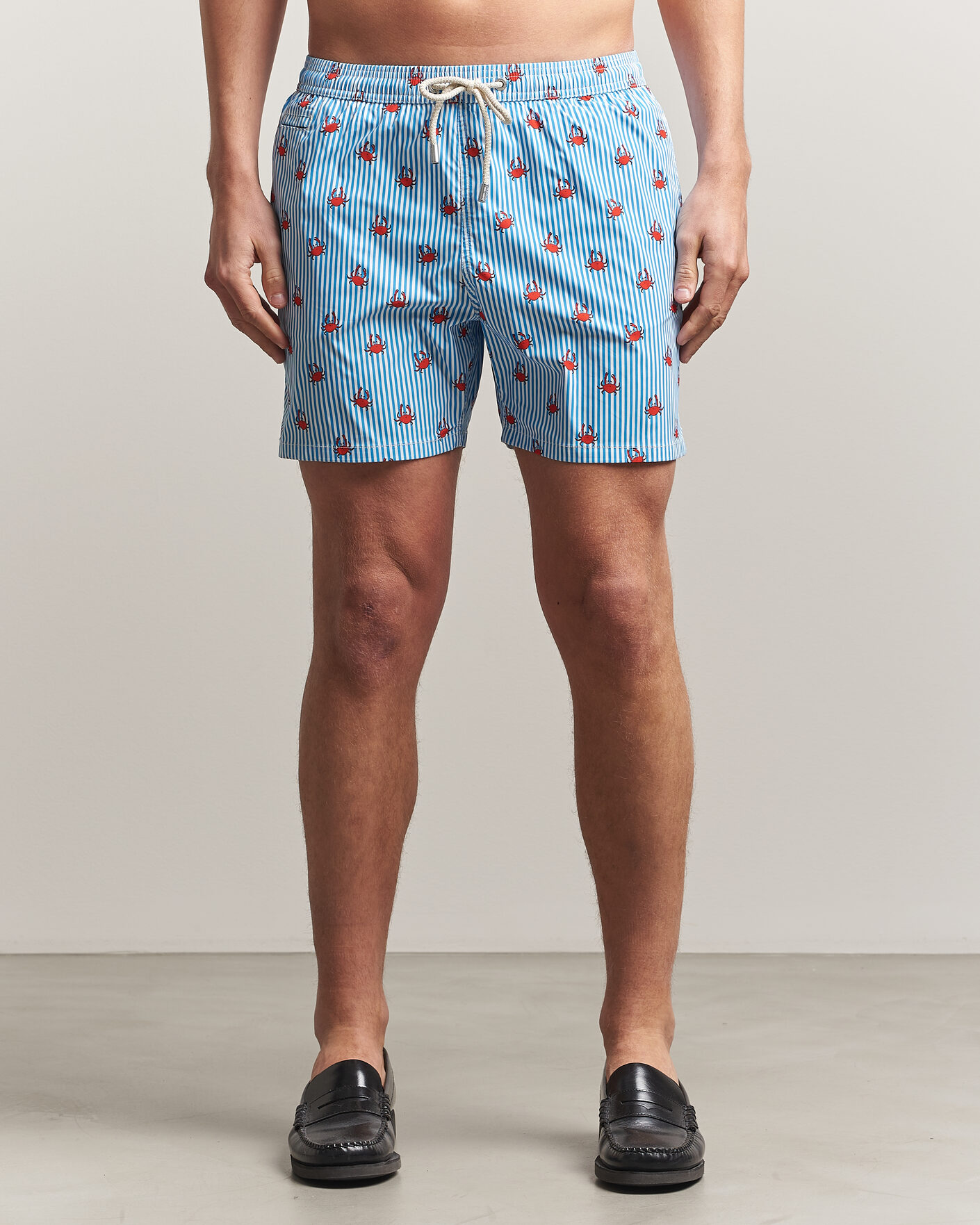 Uomini | Costumi da bagno | MC2 Saint Barth | Printed Swim Shorts Blue Crabs