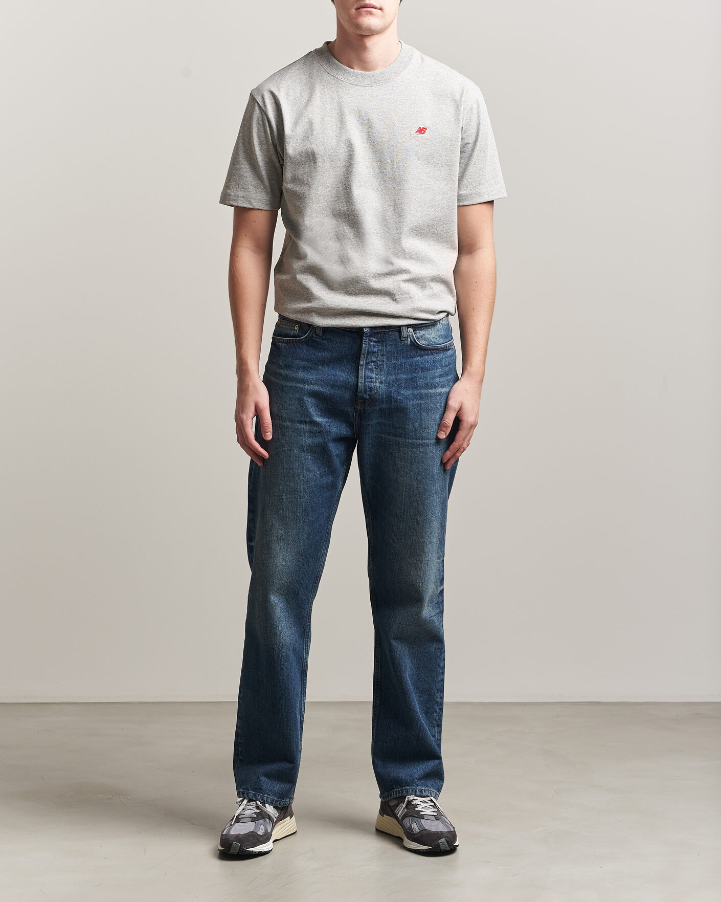 Uomini | T-shirt | New Balance | Made In USA Core T-Shirt Athletic Grey