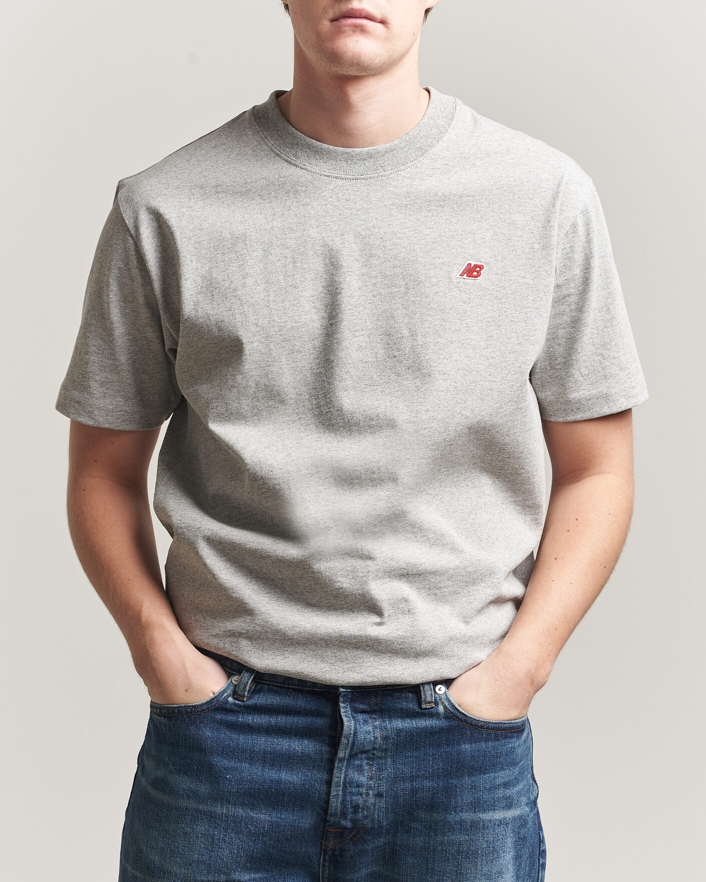 Uomini | T-shirt | New Balance Made In US & UK | New Balance Made In USA Core T-Shirt Athletic Grey