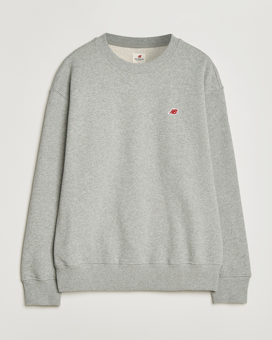 Uomini | Maglieria | New Balance Made In US & UK | New Balance Made In USA Core Sweatshirt Athletic Grey