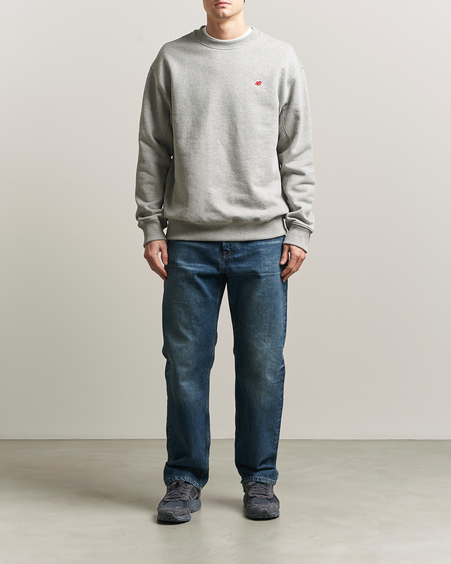 Uomini | Maglieria | New Balance Made In US & UK | New Balance Made In USA Core Sweatshirt Athletic Grey