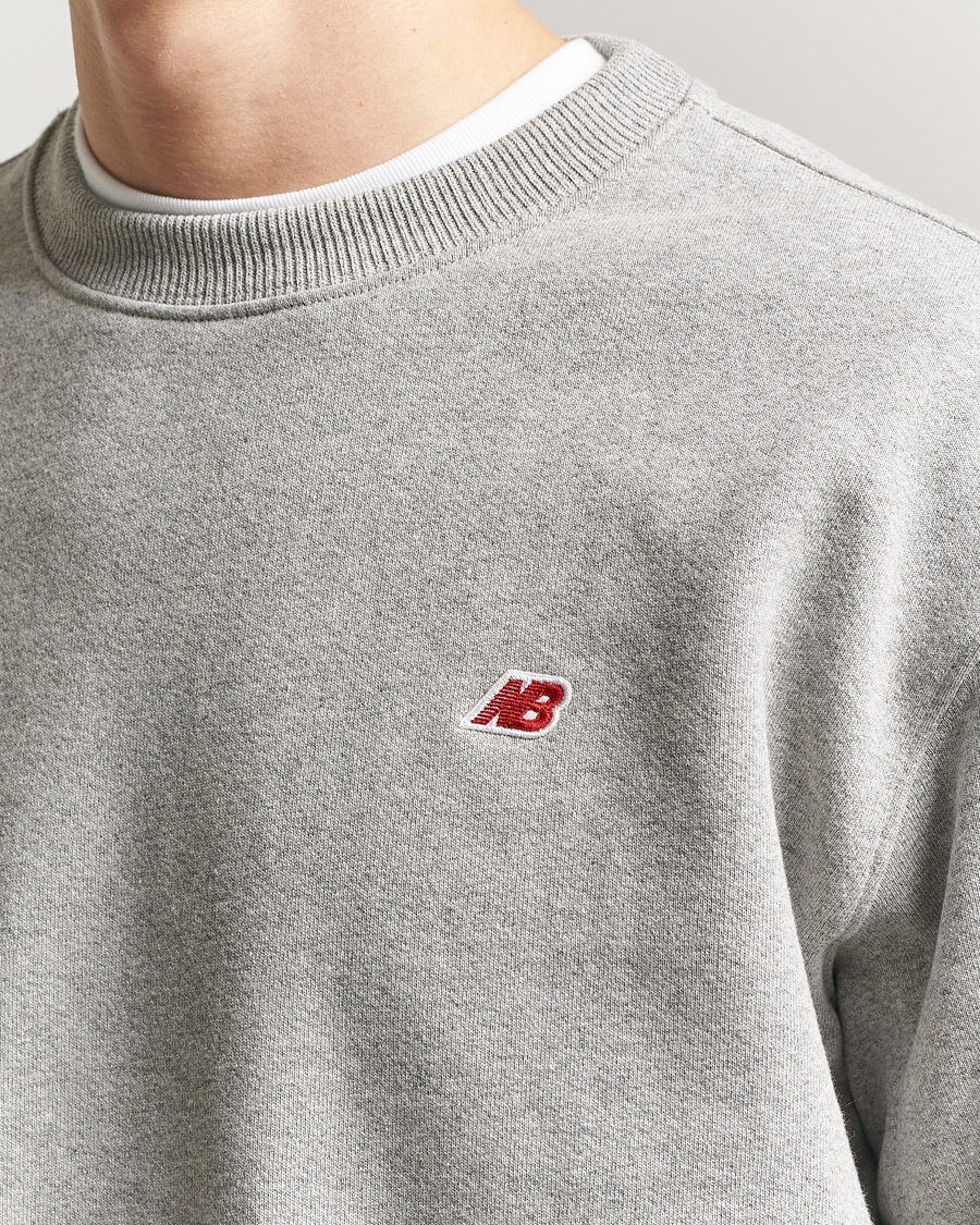Uomini | Maglieria | New Balance Made In US & UK | New Balance Made In USA Core Sweatshirt Athletic Grey