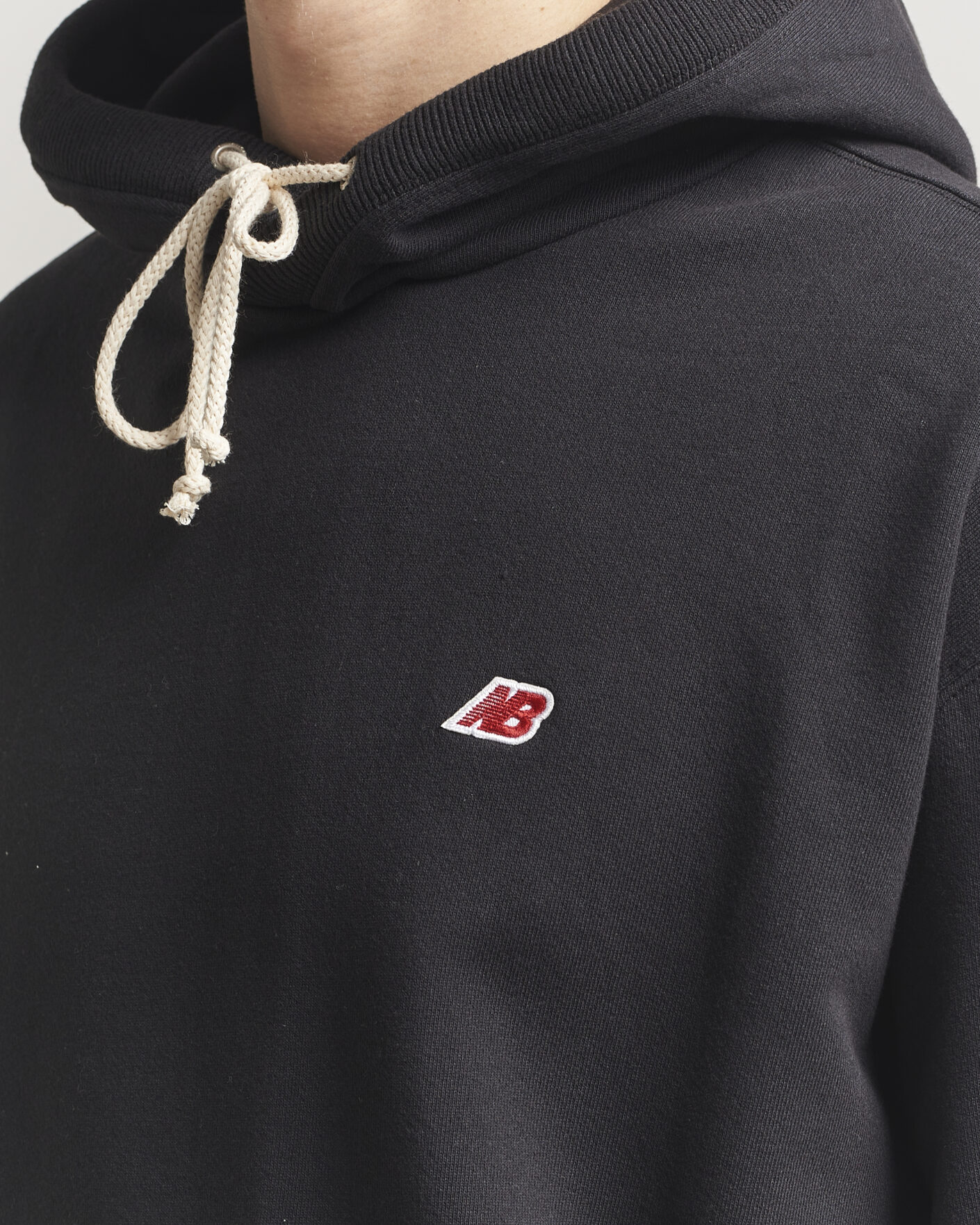 Uomini | Maglieria | New Balance | Made In USA Core Hoodie Black
