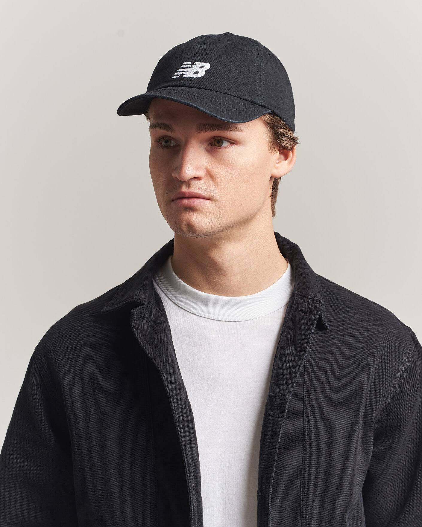 Uomini | Cappelli & Berretti | New Balance | 6 Panel Logo Cap Black