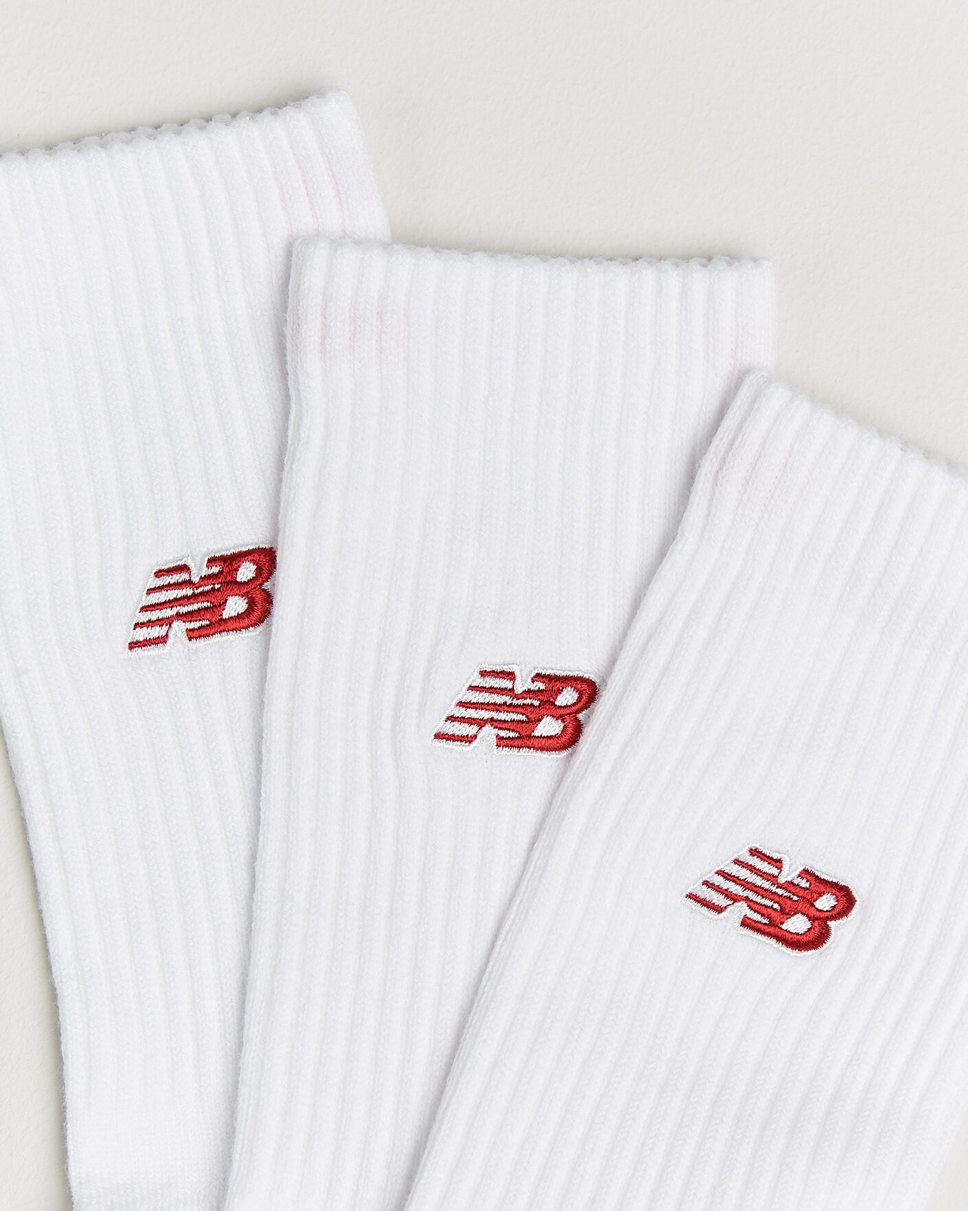 Uomini | Biancheria intima | New Balance | 3-Pack Active Premium Crew Socks White