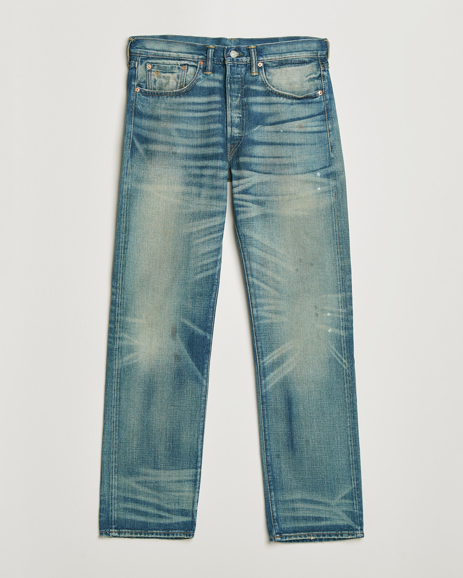 Uomini | Jeans | RRL | Straight Fit 5-Pocket Denim Milner Wash