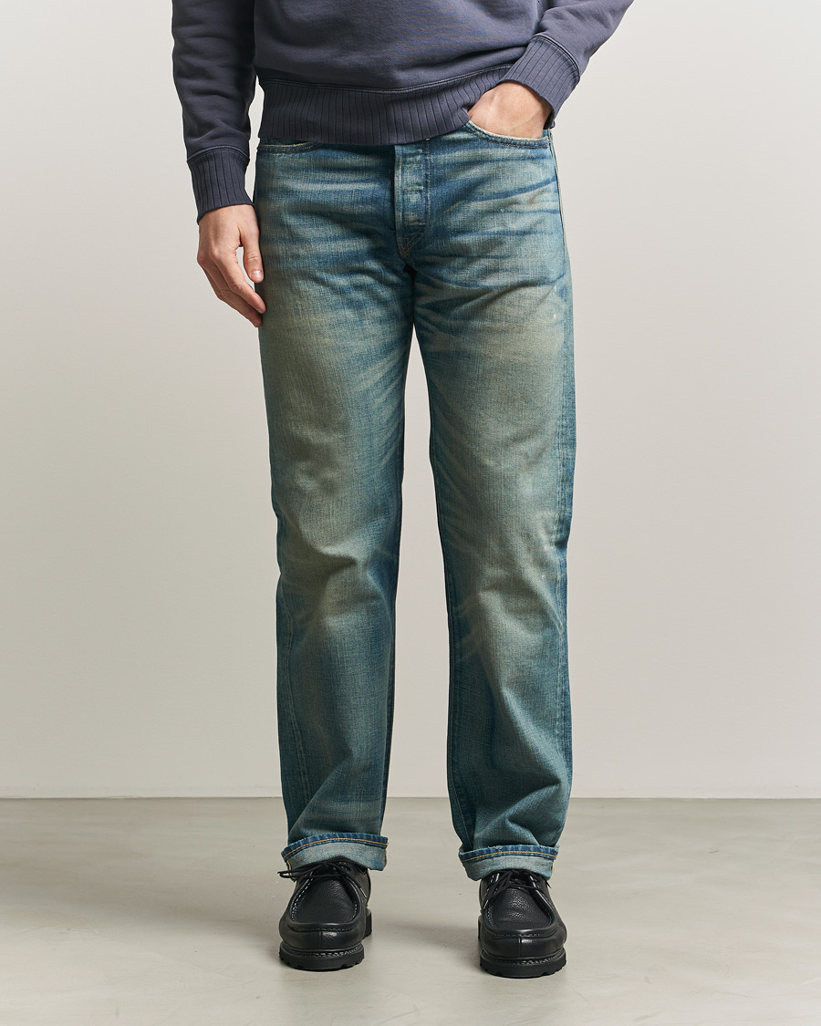 Uomini | Jeans | RRL | Straight Fit 5-Pocket Denim Milner Wash
