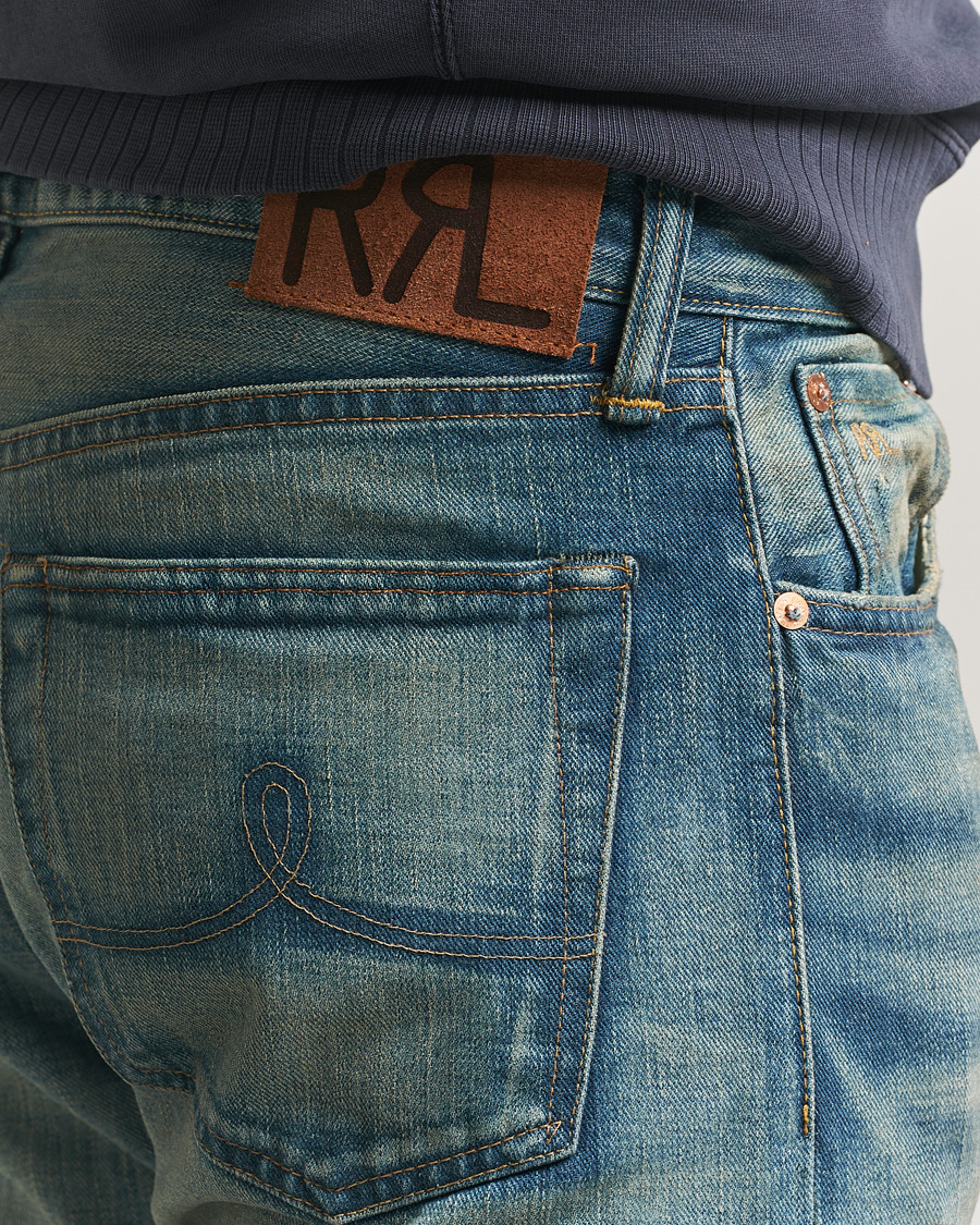 Uomini | Jeans | RRL | Straight Fit 5-Pocket Denim Milner Wash