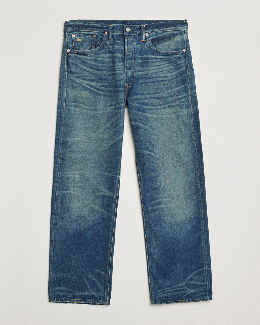 Uomini | Jeans | RRL | Vintage Fit 5-Pocket Denim Grandfalls Wash