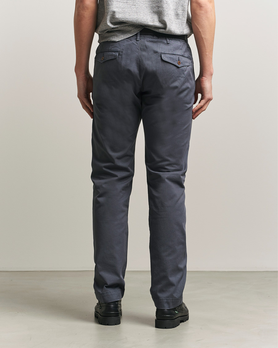 Uomini | Pantaloni | RRL | Officers Flat Pants Navy