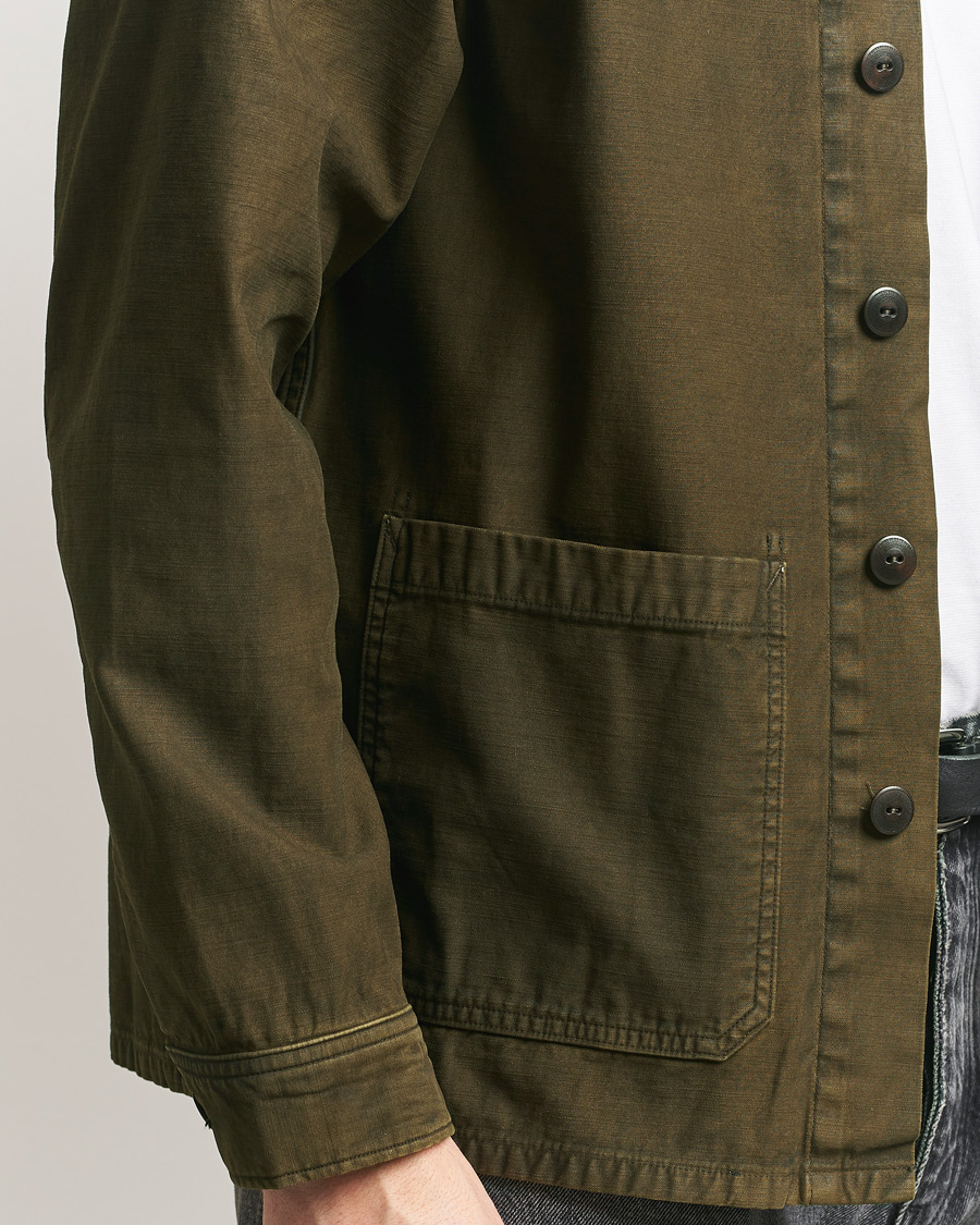 Uomini | Camicie | RRL | Asher Overshirt Washed Brown