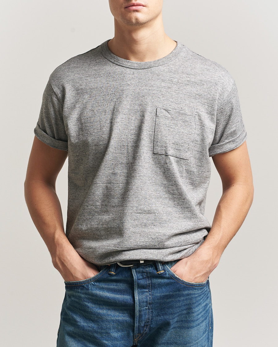 Uomini | T-shirt | RRL | 2-Pack Pocket Tee Heather Grey