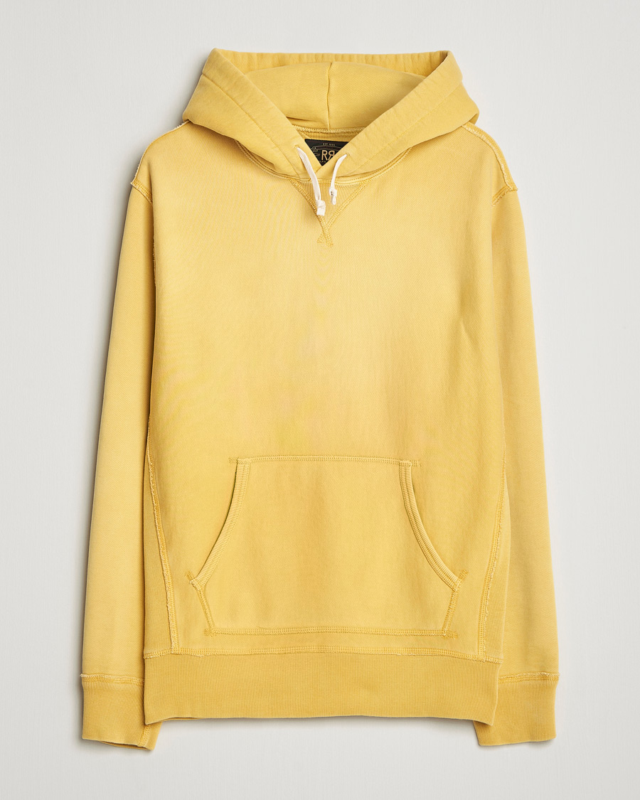Uomini | Maglieria | RRL | Hooded Sweatshirt Campus Yellow