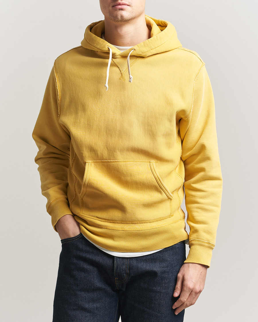 Uomini | Maglieria | RRL | Hooded Sweatshirt Campus Yellow