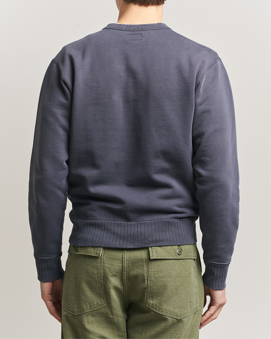 Uomini | Maglieria | RRL | Training Crew Sweatshirt Faded Blue