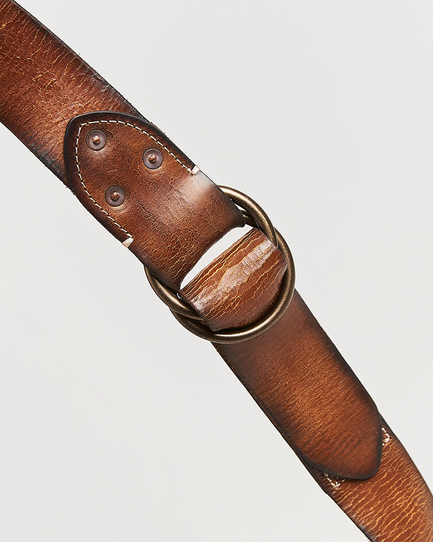 Uomini | RRL Ring Belt Vintage Brown | RRL | Ring Belt Vintage Brown