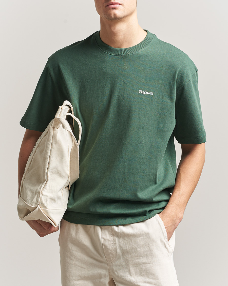 Uomini | T-shirt | Palmes | Stitch T-Shirt Dark Green