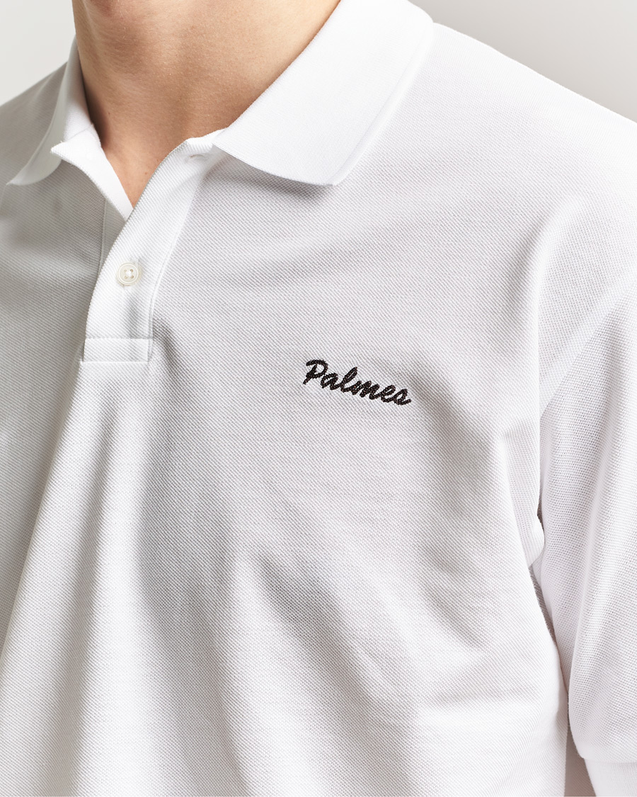 Uomini | Polo | Palmes | Stitch Piquet Polo White