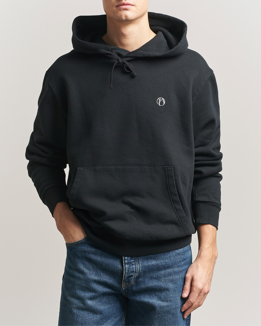 Uomini | Maglieria | Palmes | Stitch Hooded Sweatshirt Black