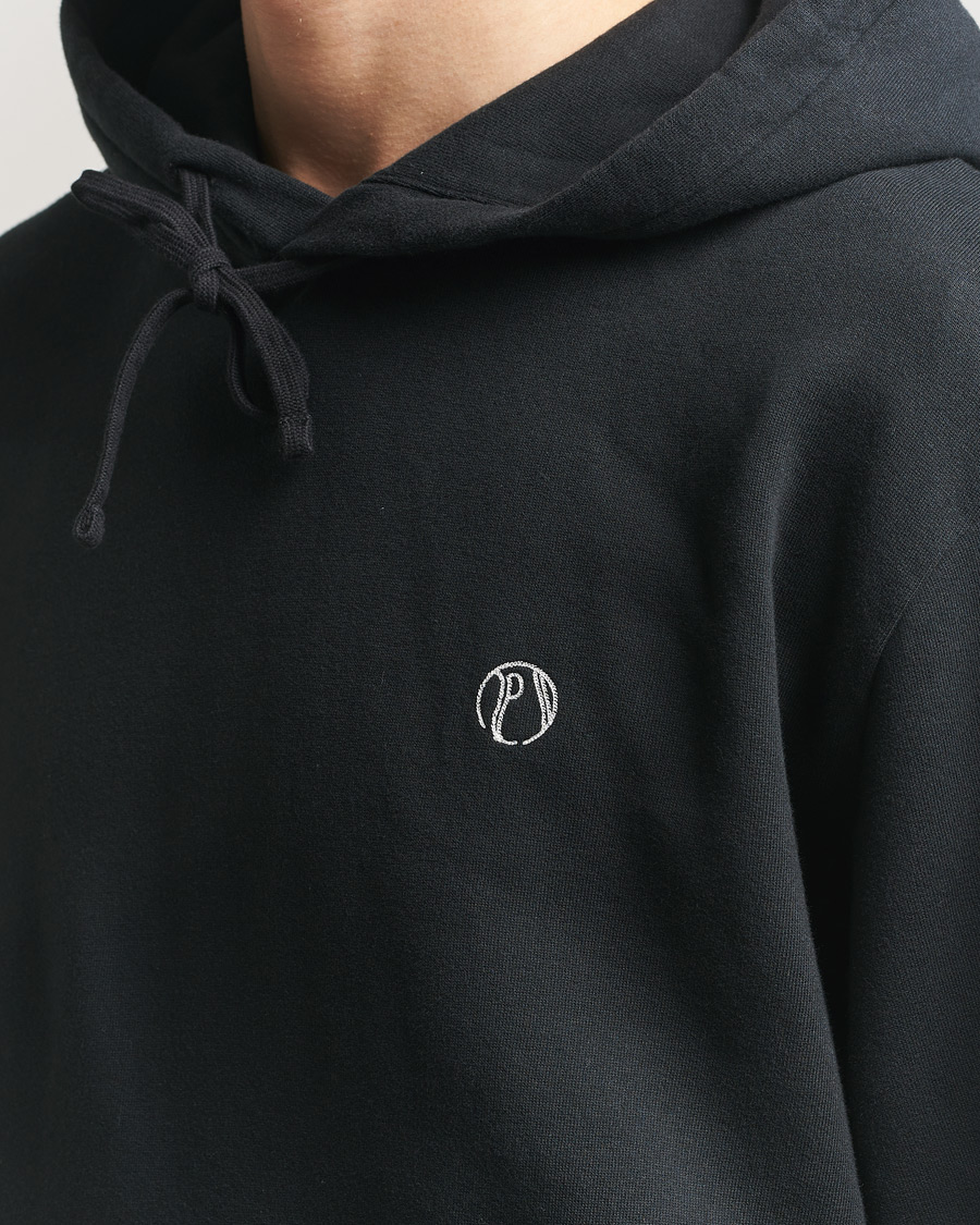 Uomini | Maglieria | Palmes | Stitch Hooded Sweatshirt Black