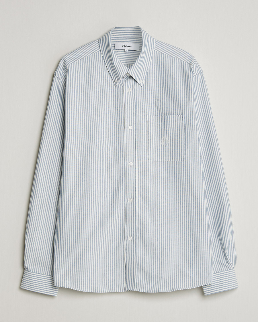 Uomini | Camicie | Palmes | Deuce Oxford Shirt Light Blue Stripe