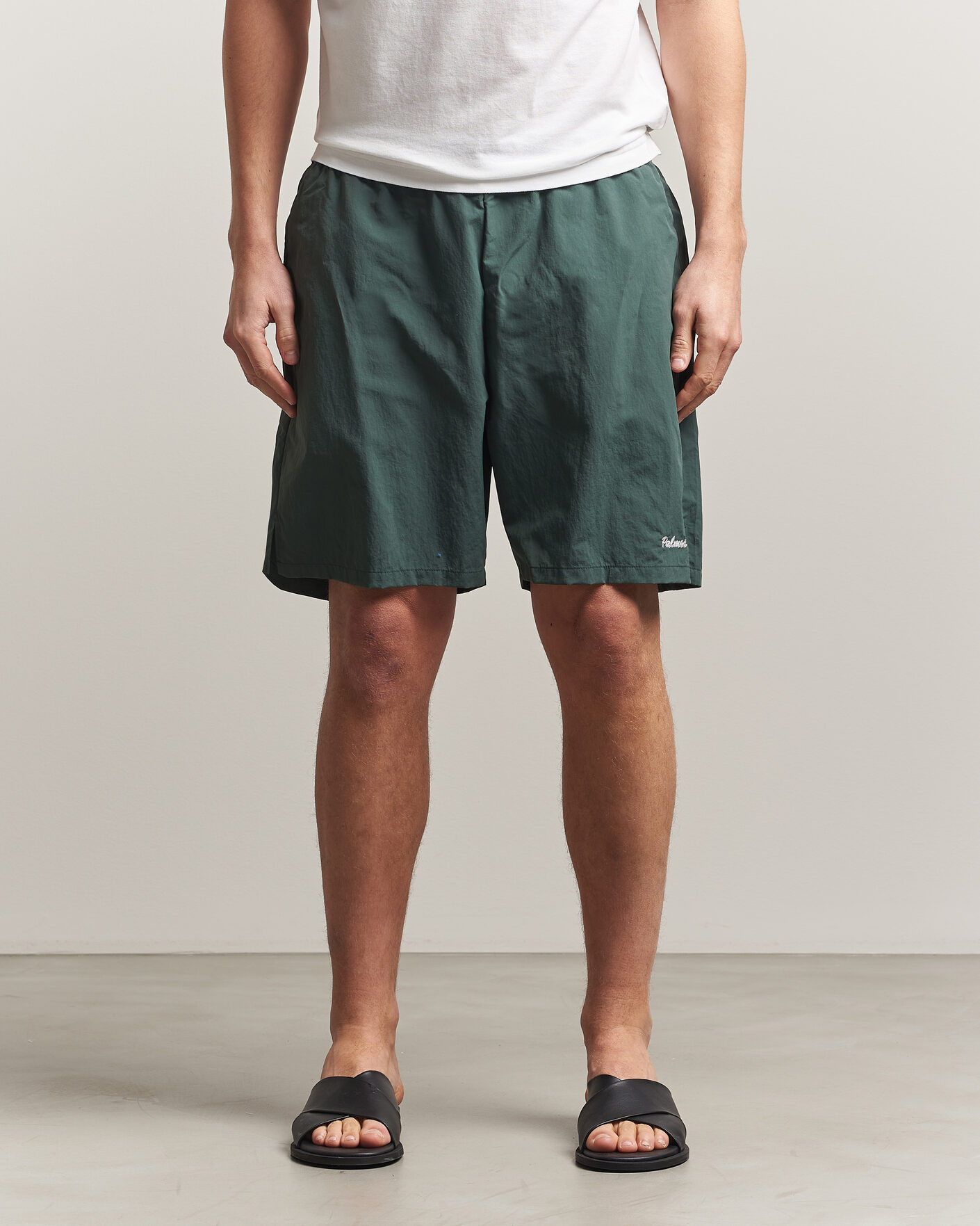 Uomini | Pantaloncini | Palmes | Stitch Tennis Shorts Dark Green